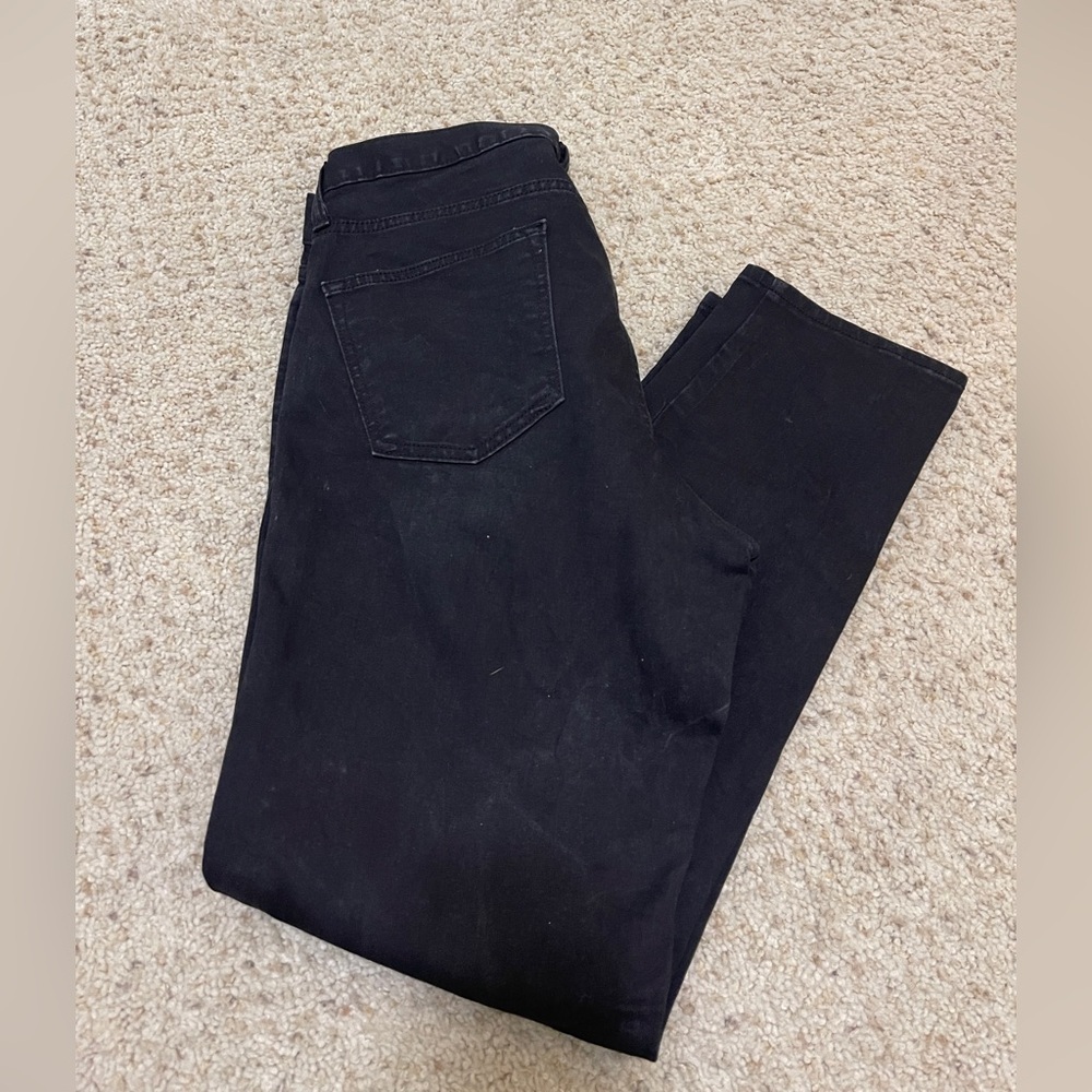 Old navy Men's athletic taper Black Jeans 34 x 32